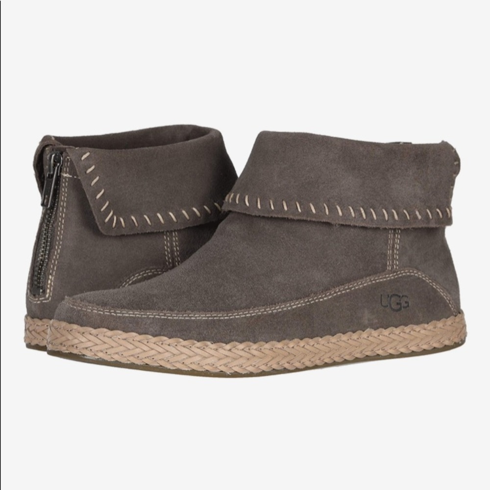 Ugg Varney suede boho ankle boots booties